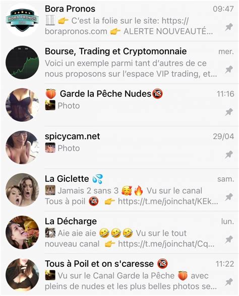 nude télégramme|Telegram Porn Group : +1000 nude & sex groups